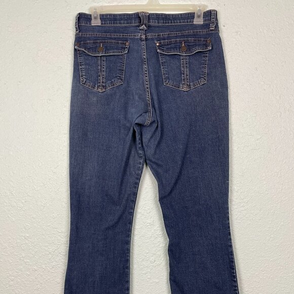 Lee The Most Comfortable Jean Straight Leg Women’s 35x30 Blue High Rise Stretch - Picture 3 of 10